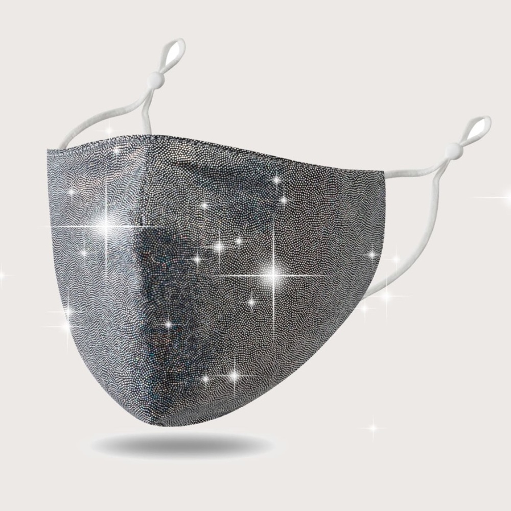 Glitter Filter Face Mask w/2 filters